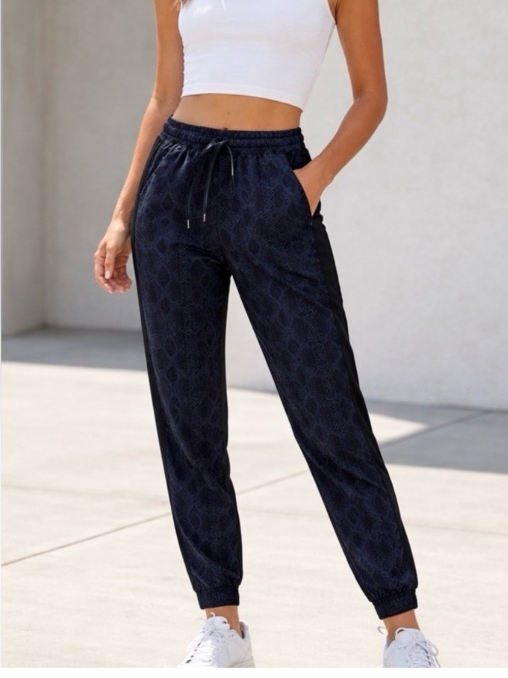 Athleta Snake Print Brooklyn Jogger